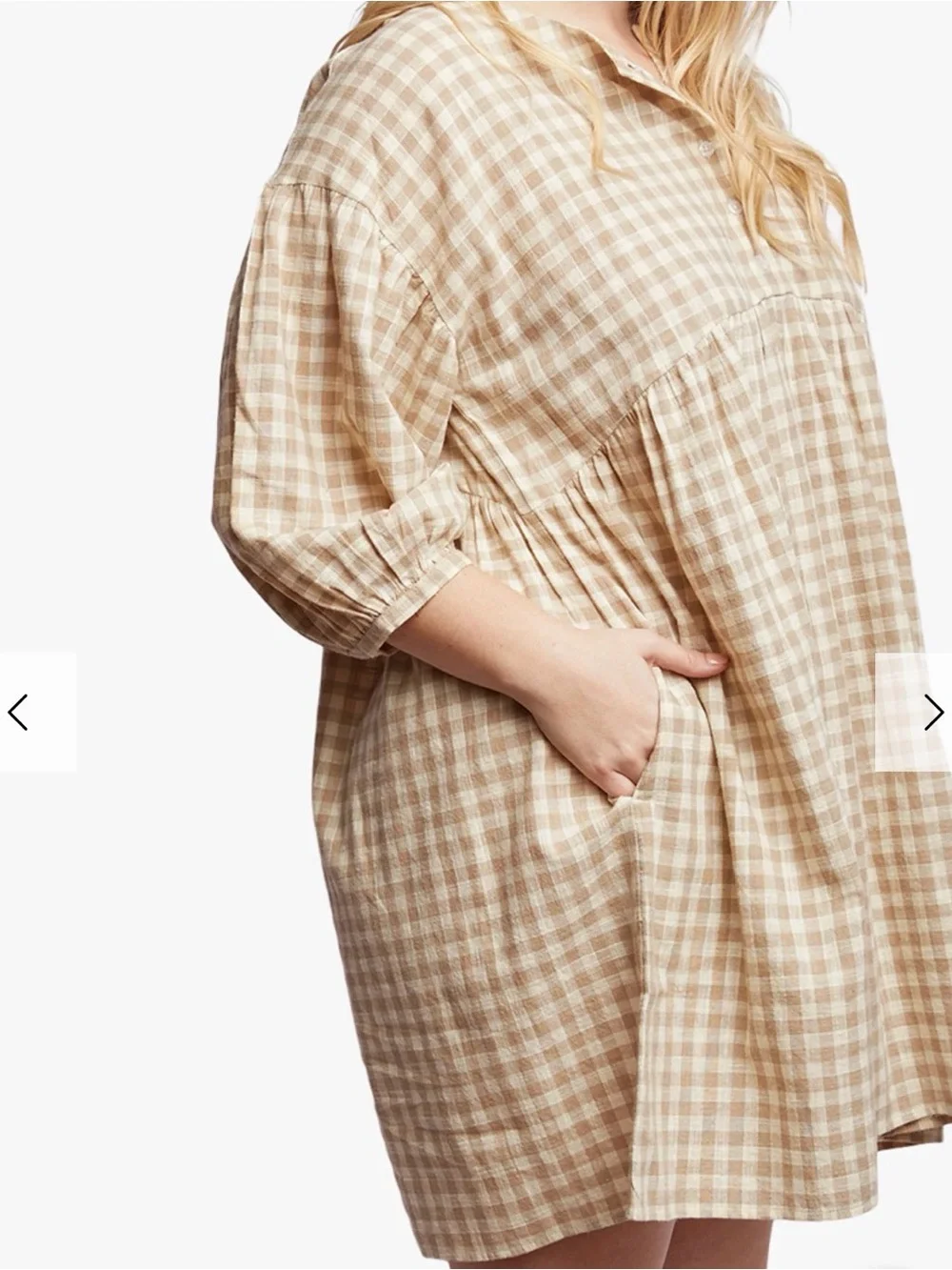 ABLE Nico Swing Dress 100% Cotton Large - Picture 5 of 9